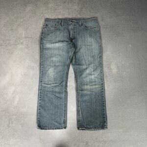 Levis 559 Relaxed Straight Jeans Medium Wash - Size: 38x30